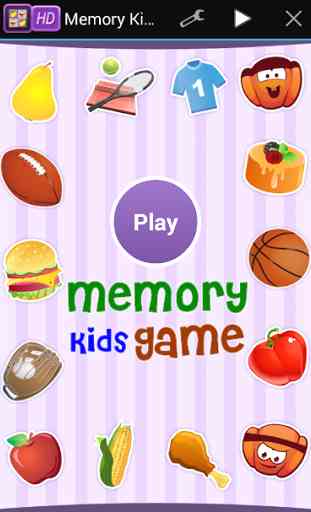 Memory Kids Game 1
