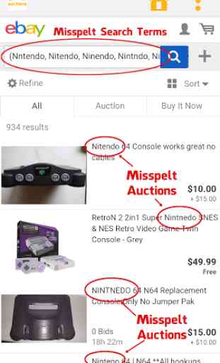 Misspelled Auctions for eBay 2