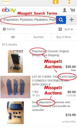 Misspelled Auctions for eBay 4