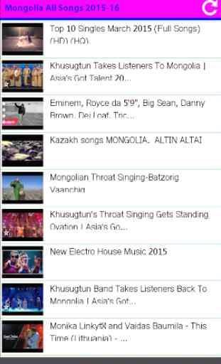Mongolia All Songs 2015 1