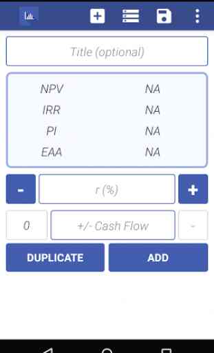 NPV IRR Calculator 1