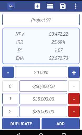 NPV IRR Calculator 2