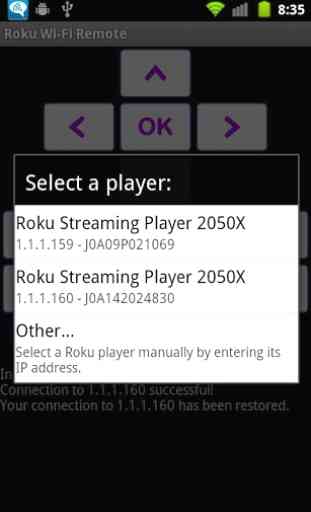 Rfi - remote for Roku players 3