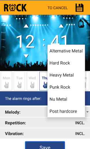 Rock Alarm Clock 1
