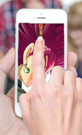 Rose SSJ Goku Zip Screen Lock 1