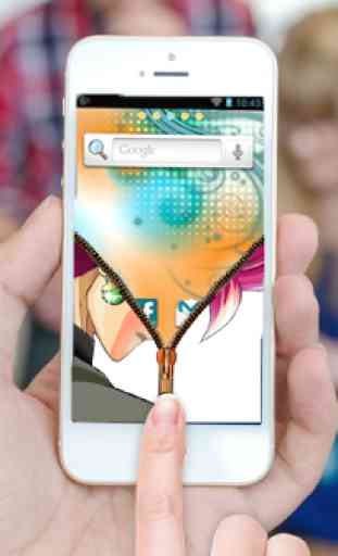 Rose SSJ Goku Zip Screen Lock 3