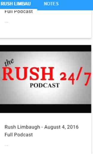Rush Limbaugh Podcast 2