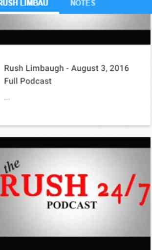 Rush Limbaugh Podcast 3