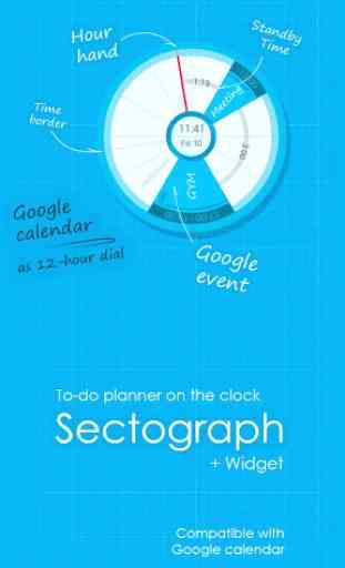 S.Graph: Calendar clock widget 1