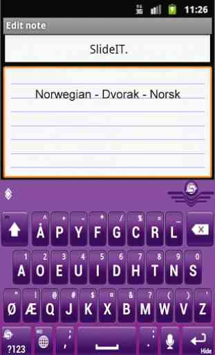 SlideIT Norwegian Dvorak Pack 2
