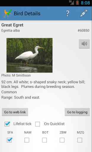 South Africa Birding Checklist 2