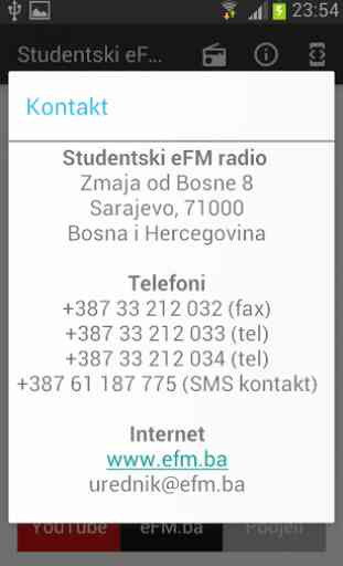 Studentski eFM radio 4