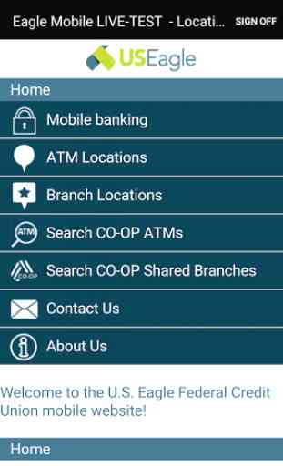 U.S. Eagle Mobile Banking 1