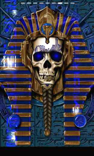 Undead Pharaoh Skull Free LWP 2