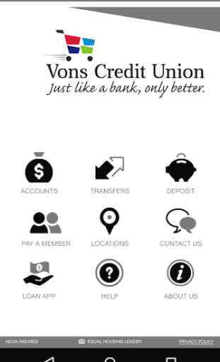 Vons Credit Union for Mobile 1