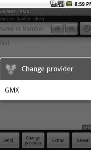 WebSMS: GMX Connector 1