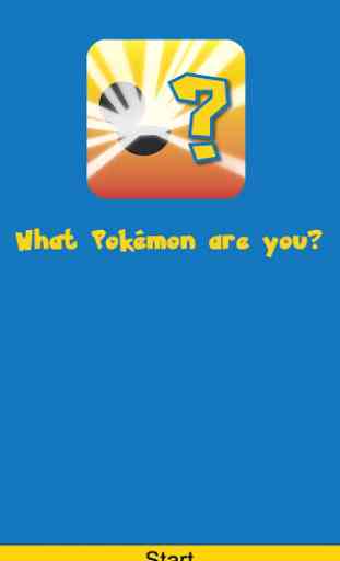 What Pokémon are you? 1