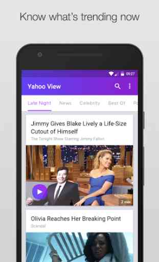 Yahoo View: Trending TV Clips 1