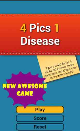 4 Pics 1 Disease 1