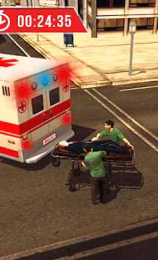 911 City Ambulance Rescue 3D 1