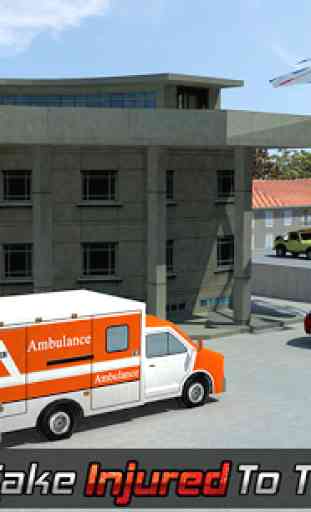 Ambulance Rescue Helicopter 3D 1
