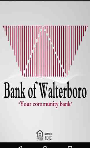 Bank of Walterboro mobile app 1