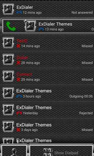 Black Theme for ExDialer 3