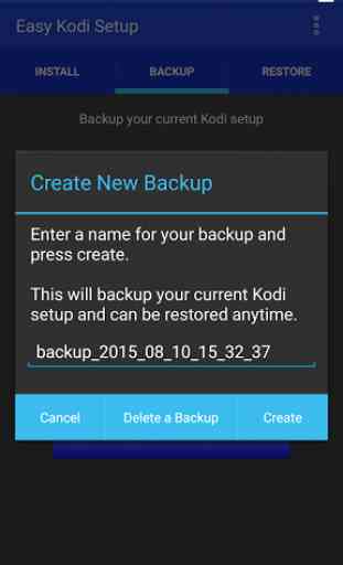 Easy Kodi Setup Backup/Restore 3