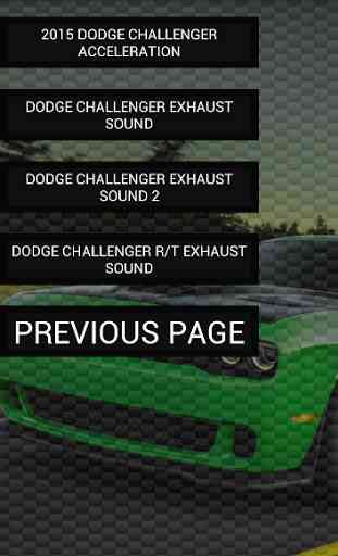 Engine sounds Dodge Challenger 4