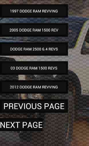 Engine sounds of Dodge Ram 2