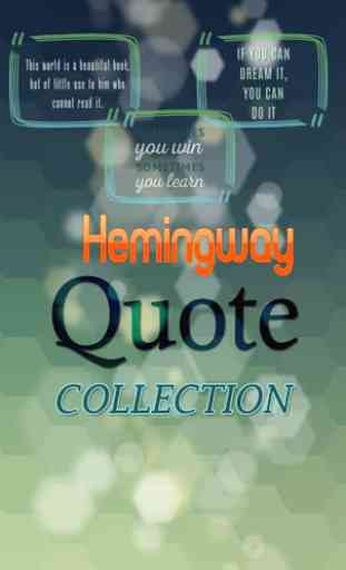 Ernest Hemingway Quotes 1