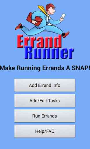 Errand Runner & ToDo List Demo 1