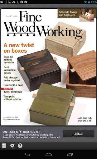 Fine Woodworking Magazine 1