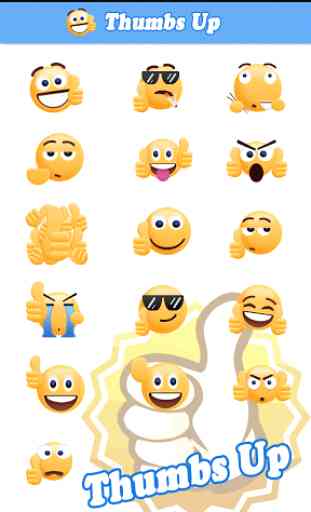 Free Thumbs Up Emoji Sticker 3