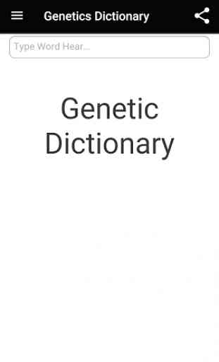Genetics Dictionary 1