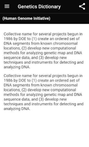 Genetics Dictionary 3