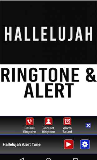 Hallelujah Ringtone and Alert 2