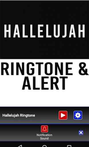 Hallelujah Ringtone and Alert 3