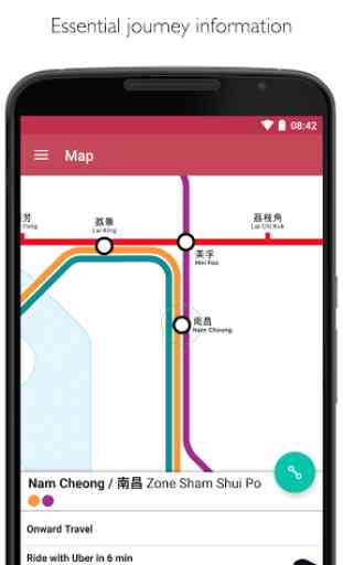 Hong Kong Metro MTR Map&Route 2