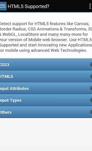 HTML5 Supported? 1