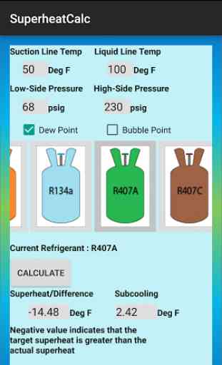 HVAC Superheat Calculator 4