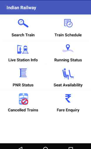 Indian Rail Train Info (IRCTC) 1