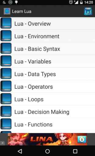 Learn Lua 1