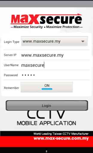 Maxsecure CCTV Mobile Viewer 2