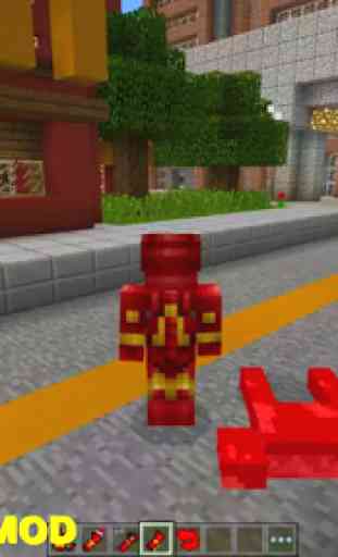 Mod Iron Man For MCPE 1
