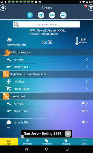 Newark Airport +Flight Tracker 2