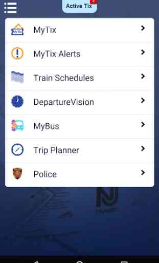 NJ TRANSIT Mobile App 1