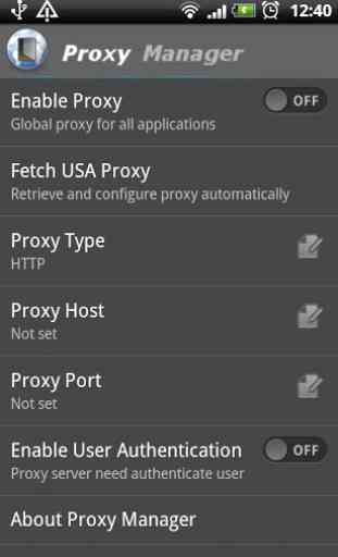 Proxy Manager 1