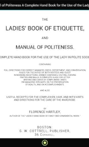 The Ladies' Book of Etiquette 3