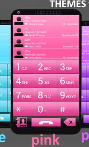 THEME FOR EXDIALER PINK GLASS 1
